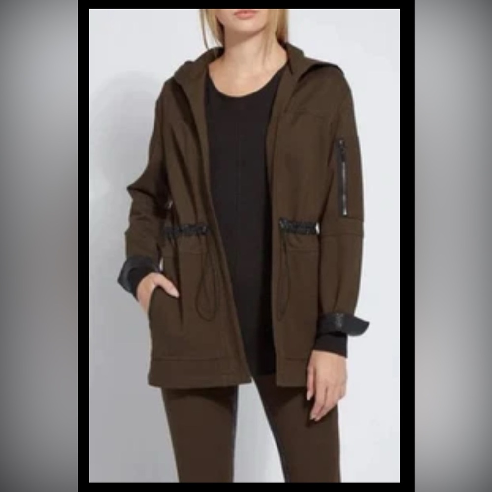 LYSSE Hibernation Olive Green/Brown Hooded Parka Jacket